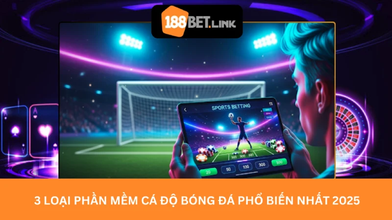 3 loại phần mềm cá độ bóng đá phổ biến nhất 2025